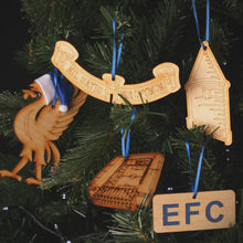 Load image into Gallery viewer, Wooden EFC Christmas Decorations Set of 5