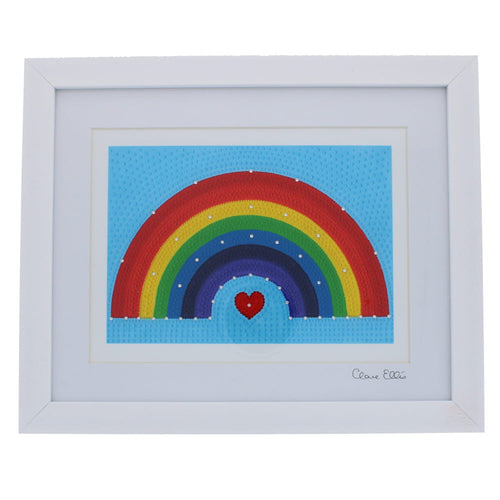 Rainbow framed print