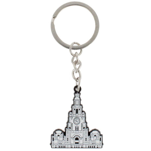 Liver building sketch keyring