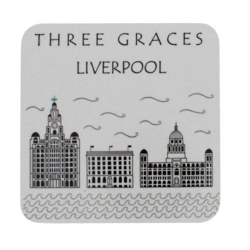 Three Graces Liverpool coaster