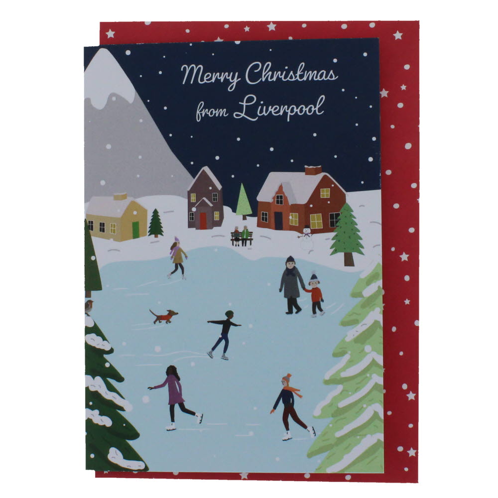 Merry Christmas from Liverpool Christmas Card