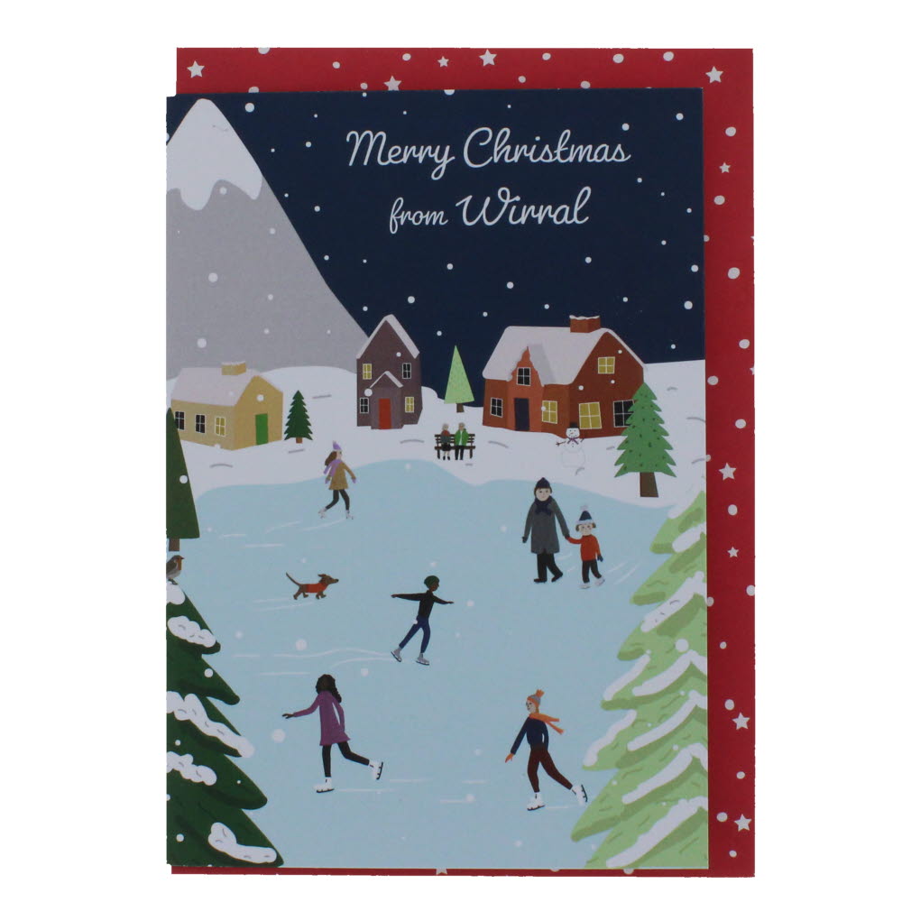 Merry Christmas from Wirral Christmas Card