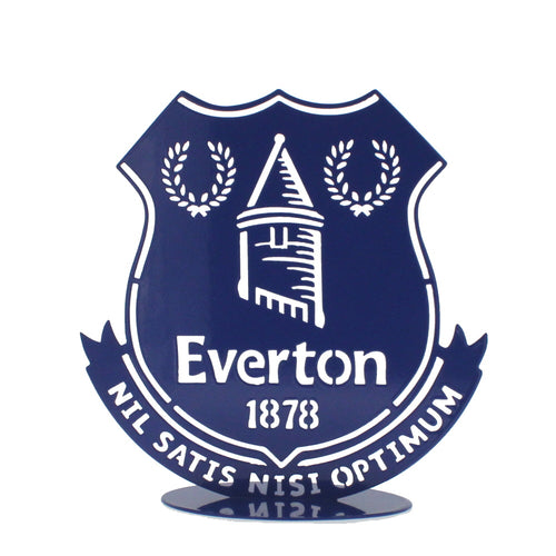 Everton FC crest metal stand