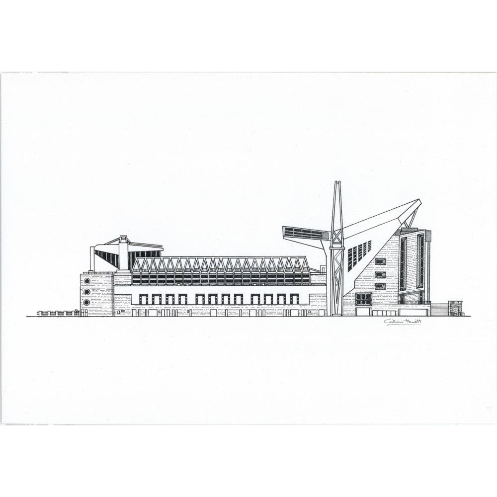 Anfield Sketch Print National Museums Liverpool Shop