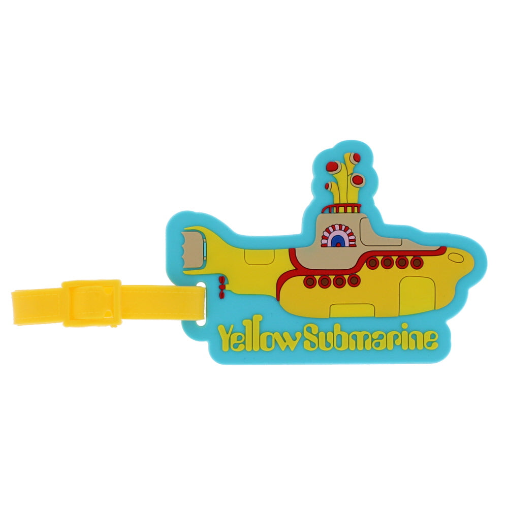 Yellow submarine luggage tag