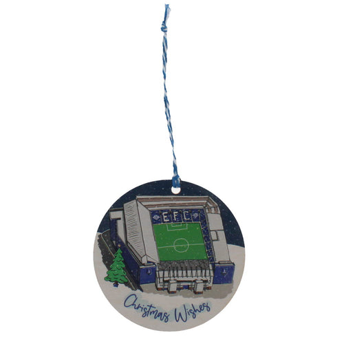 Everton Wooden Christmas Decoration