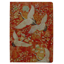 Load image into Gallery viewer, Kimono cranes A5 notebook