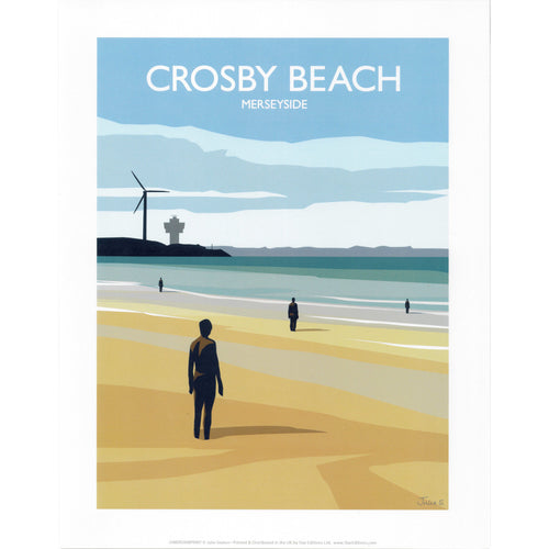 Crosby Beach, Merseyside Print