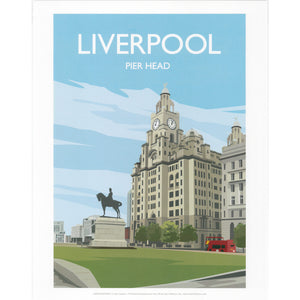 Liverpool, Pier Head Print