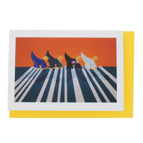 Super Lambanana abbey road greeting card