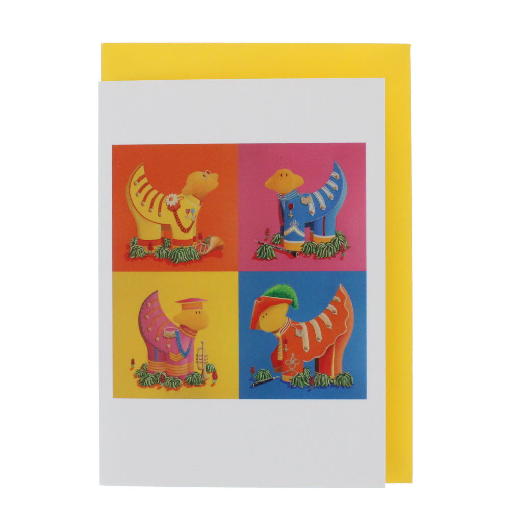 Super Lambanana Sgt Pepper greeting card