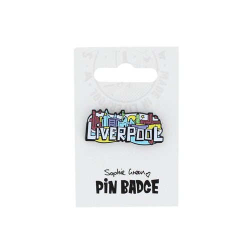 pin badge Liverpool waterfront