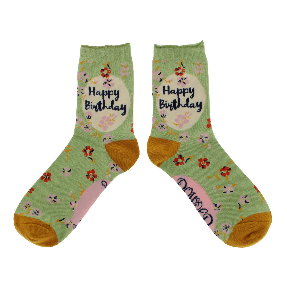 Happy birthday ankle socks
