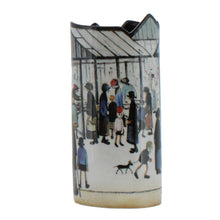 Load image into Gallery viewer, L.S Lowry market scene vase