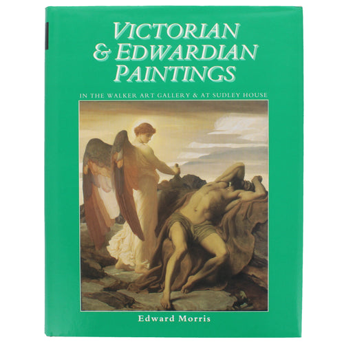 Front cover of Victorian and Edwardian paintings featuring a biblical painting of an angel appearing to a man.